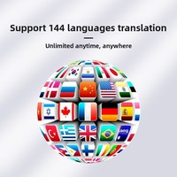 Écouteurs Traducteurs Intelligents M8 Android avec Contrôle Tactile pour Voyages à l'Étranger, Traduction Vocale et Interprétation Simultanée