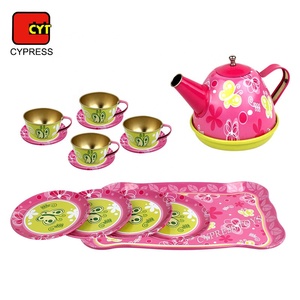 Jeu <span class=keywords><strong>de</strong></span> rôle <span class=keywords><strong>de</strong></span> <span class=keywords><strong>cuisine</strong></span>, jeu <span class=keywords><strong>de</strong></span> thé en métal étamé, jouet sûr pour les enfants, jouets pour enfants, jeu <span class=keywords><strong>de</strong></span> thé - Product Image 5