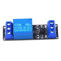 Módulo de Relé de 1 Canal DC 5V con Optoacoplador, Activación por Nivel Bajo, 10A 250VAC para Control de MCU, AVR, PIC, PLC