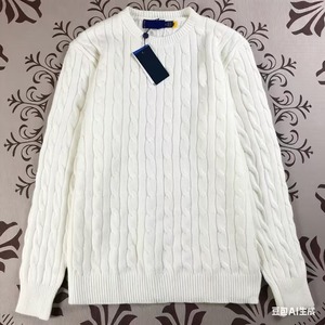 Pull Ralph personnalisé de qualité supérieure 2026, style Old Money, pull pour <span class=keywords><strong>homme</strong></span> en coton 100% pur - Product Image 3