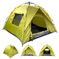 2022 מכירה לוהטת קמפינג טיולים אוהל עמיד למים אוהל 1-4 אדם אוטומטי קמפינג אוהל