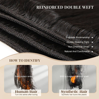 Lots de Cheveux Humains Lisses Naturels, Vierge Remy, Tissage Double Drawn, Cuticules Alignées, Vente en Gros, Fournisseur Pas Cher, En Gros