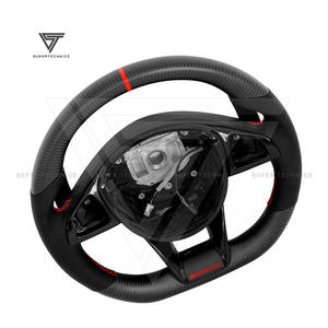 Volant en fibre de carbone pour Mercedes Benz <span class=keywords><strong>AMG</strong></span> <span class=keywords><strong>GTS</strong></span> 2015-2018 Style Supertechnics-10 - Product Image 1