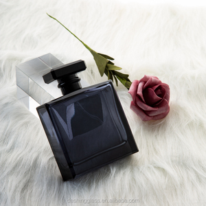 Flacone di Profumo di Lusso da 50ml per Uomo, Bottiglia in Vetro Bianco con Erogatore a Pompa, Forma Quadrata, Cosmetico 02 - Product Image 5
