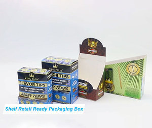 Kostenlose Muster Verpackung Hersteller Theken-Einzelhandel Karton Vorlagen Papier Display Kundenspezifische Rollen Zigarren-Verpackungsboxen - Product Image 4