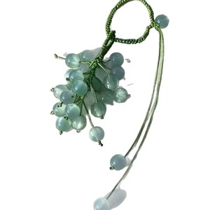 Pendentif en verre rouge vif changeant de couleur, accessoire de bijoux DIY pour voiture, sac, porte-clés, breloque de téléphone - Product Image 4