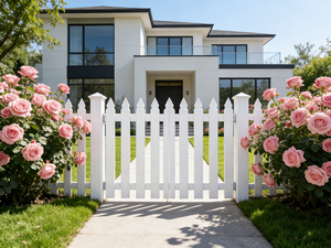 Panel de Valla de Jardín de Aluminio Galvanizado de 12 Pies con Punta de Lanza de 6 Pies, Diseño de Riel Cerrado Anti-UV Ecológico Estilo Australiano - Product Image 6
