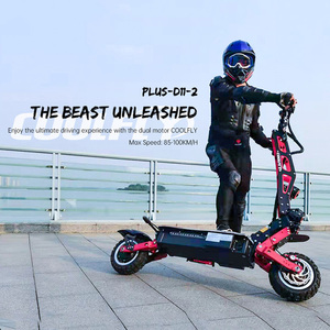 สกู๊ตเตอร์จีนเร็ว รุ่น PLUS-D11-2 มอเตอร์คู่ 60V พับได้ ยางใหญ่ สำหรับผู้ใหญ่ พร้อมไฟข้าง ขายดี PLUS-D11-2 สกู๊ตเตอร์จีน PLUS-D11-2 P - Product Image 6