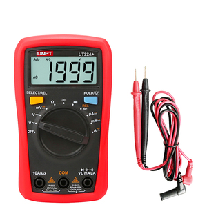 Multímetro Digital UNI-T UT33A+, Voltímetro de CA, Amperímetro, Ohmímetro, Medidor de Capacitancia, Pantalla LCD - Product Image 1