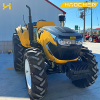 Tracteur agricole 4x4 de 100 CV, machine à roues diesel CE Euro 5 avec une puissante traction pour les travaux sur le terrain et à la ferme