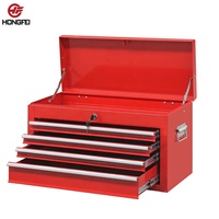 Coffre à outils HONGFEI à 6 tiroirs, robuste, en acier, avec revêtement en poudre, personnalisable pour atelier de mécanique, armoire à roulettes, directement de l'usine