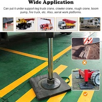 Plaques de base stabilisatrices UPE à haute capacité de charge, haute résistance pour équipements de construction, support de fabricant professionnel