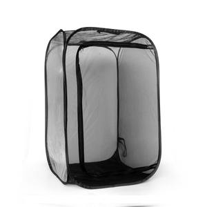 <span class=keywords><strong>Cage</strong></span> pour animaux de compagnie solide respirante <span class=keywords><strong>portable</strong></span> avec treillis métallique à double fermeture éclair pour insectes reptiles papillons - Product Image 1