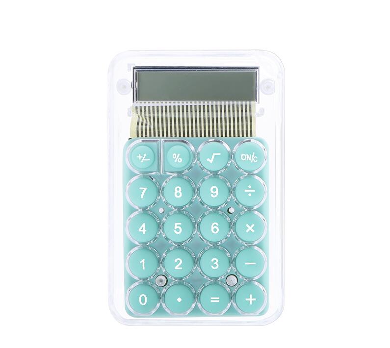 MY123 8 светодиодами мини-калькулятор карманного формата с батарейным питанием электронный калькулятор Математика школьные принадлежности