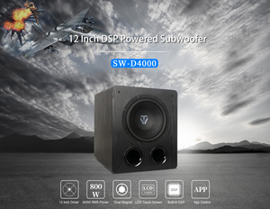 Tonewinner-Altavoces Subwoofer activos de 12 ", 800W, 4 ohmios, con sistema de sonido DSP, <span class=keywords><strong>Bluetooth</strong></span>, de 1/2" - Product Image 4