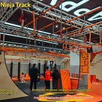 Parcours Ninja Spartan pour Enfants : Équipement d'Entraînement et d'Obstacles 3D pour le Développement Physique en Extérieur