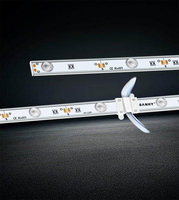 Bande lumineuse LED Sanhy avec rétroéclairage, barre LED IP65 SMD2835 avec lentille pour boîte à lumière