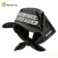 Casquette Bandana Personnalisée pour Rappeur, Impression par Sublimation Personnalisée, Bandanas Graphiques Hip Hop, Écharpe, Casquette de Baseball, Streetwear