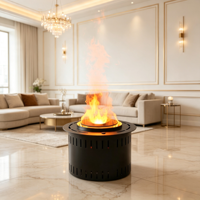 Insert de cheminée électrique 3D à vapeur d'eau de 35 cm, LED, à économie d'énergie, flamme réaliste, pour salon et hôtel