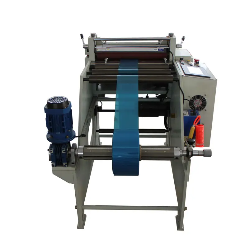 PVC סרט רול כדי גיליון חיתוך מכונת צלופן נייר חיתוך מכונה