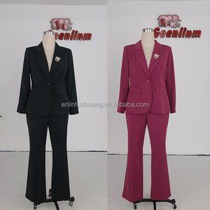 Nouveautés Costumes de bureau pour femmes grandes tailles Deux pièces Pantalons de bureau pour femmes - Product Image 1
