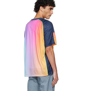 Camiseta de Fútbol Personalizada para Hombre, Estilo Urbano, Holgada, Multicolor, de Manga Corta - Product Image 3