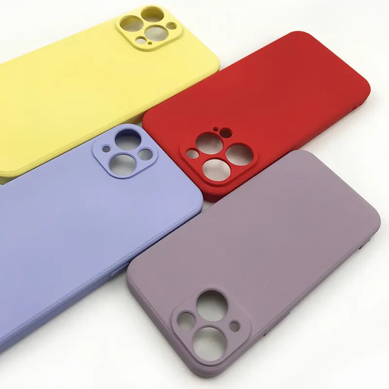New Luxury Original Square Liquid Silicone Soft Case For iPhone 11 Pro X XR XS Max 7 8 6 6s Plus SE 2 2020 12 Color Phone Cover