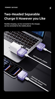 Protecteur de charge Type-C intelligent de poche avec éjection automatique, charge complète, ensemble complet avec cordon et câble de charge