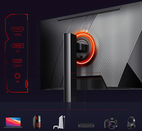 Monitor para juegos de 24 pulgadas con panel IPS curvo, pantalla elevable y giratoria, interfaz DP, 240 Hz