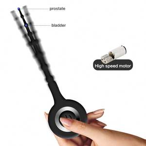 Masturbateur pour homme Sextoys érotiques Entraîneur durable Pénis Plug urétral Vibrateur Dilatateurs de l'urètre Masseur sonore de la prostate Butt Plug - Product Image 1