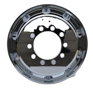 Usine chinoise pour jantes de camion chromées 19.5x7.5 roues de camion en alliage 8 goujons - Product Image 1