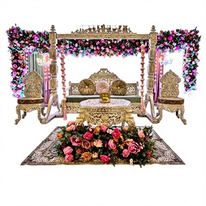 Traditional Wooden Palna For Hindu Baby Namkaran Vidhi Traditional Gujarati Wooden Swing Cradle Sankheda Wooden Baby Cradle UK - Product Image 6