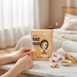 กล้วยไม้ดอกไม้หน้ากากมือ (10ชิ้น)-ทำในประเทศเกาหลีมือและดูแลผิวดูดซับไฮเดรตน้ำผึ้งโสม - Product Image 3