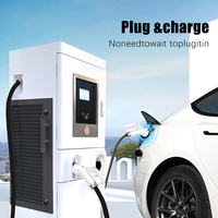 Station de recharge rapide DC ultra-puissante 180 kW pour véhicules électriques, niveau 3, supercharge, double prise CCS2, prête pour la flotte et le public, avec RFID et compatible Smart Grid