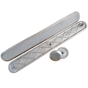 Indicateur d'avertissement tactile de guidage aveugle carreaux de pavage acier inoxydable 304 316 goujons de route caoutchouc laiton métal 304 316 Tactile - Product Image 4