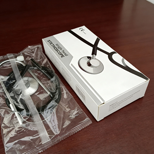 Stéthoscope à tête simple ou double, en métal et caoutchouc, vente en gros, stéthoscope en aluminium pour adultes et enfants - Product Image 2