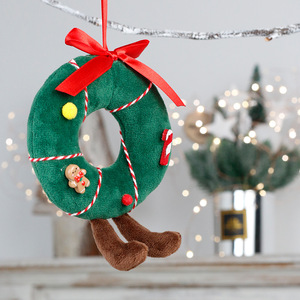 Jouets en peluche de Noël mignons pour enfants : cerf, Père Noël, bonhomme de neige, renne – Poupées en peluche pour les fêtes - Product Image 5