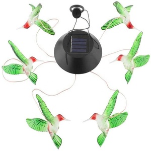 Carillon éolien LED extérieur étanche IP65 de haute qualité en forme d'oiseau, à changement de couleur, 6 LED, pour maison et jardin - Product Image 3