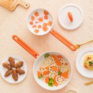 Nuovissimo set <span class=keywords><strong>di</strong></span> pentole a induzione rosa in padella antiaderente Non tossico <span class=keywords><strong>padelle</strong></span> in ceramica/PTFE - Product Image 6