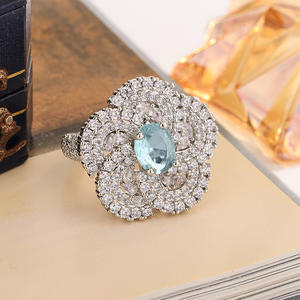 Bague en argent 5925, diamant, anneaux en acier 316 et pierre naturelle, anneaux en or, argent italien 925, bague en argent sterling 925 - Product Image 1