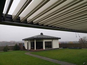Pérgola eléctrica impermeable <span class=keywords><strong>para</strong></span> exteriores, hoja de persiana <span class=keywords><strong>para</strong></span> techo, con Motor IP65 - Product Image 2
