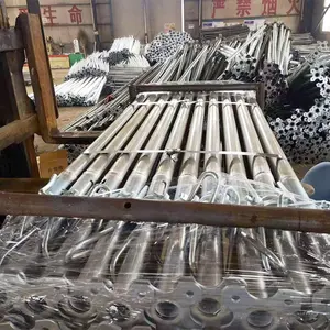 Derfon sıcak satış iskele parçaları çelik destekleme Prop Jack Post galvanizli Acrow Prop boyalı ayarlanabilir çelik payandalar