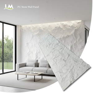 Panel de Roca de PU Impermeable de Alta Simulación para Decoración de Paredes de Villas y Hoteles - Product Image 1