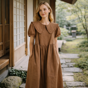 Fornitore di Alta Qualità di Abiti Casual, Abiti Estivi Casual <span class=keywords><strong>in</strong></span> <span class=keywords><strong>Lino</strong></span> su Misura, Abiti per Ragazze e <span class=keywords><strong>Abbigliamento</strong></span> Femminile - Product Image 3