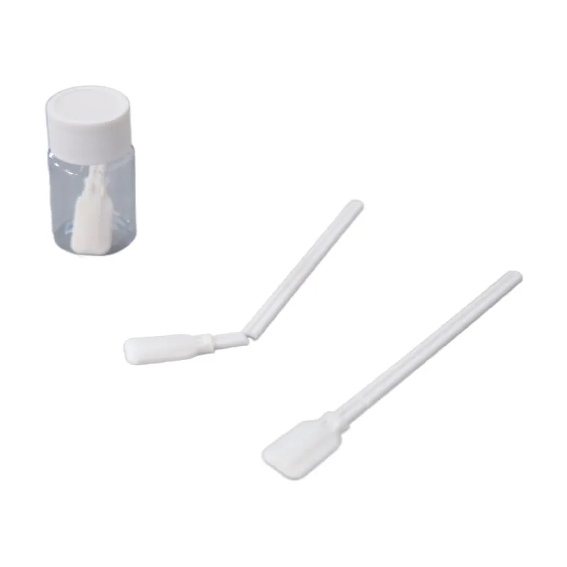 Manufacture 100% Continuous Filament 2-ply Polyester knit Cleanroom Swabs with Breakable Point