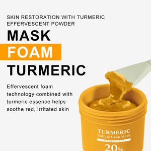 <span class=keywords><strong>Masque</strong></span> Moussant Exfoliant au Curcuma Carbonaté pour le Visage – <span class=keywords><strong>Masque</strong></span> Coréen <span class=keywords><strong>à</strong></span> l'Argile et <span class=keywords><strong>à</strong></span> l'<span class=keywords><strong>Oxygène</strong></span> au Curcuma - Product Image 4