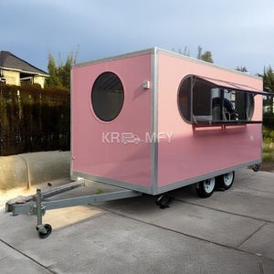 Remolque de Comida para Venta Ambulante, Carrito de Hot Dogs, Quiosco de Helados, Barbacoa y Waffles, Modelo 2025, en Oferta - Product Image 1