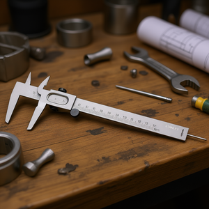 Calibrador Vernier Stanley de 150 mm, Herramienta de Medición Métrica de Acero - Product Image 3