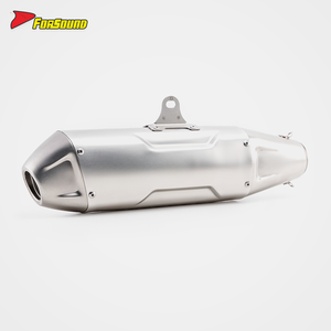 Silencieux d'échappement universel en acier inoxydable RS <span class=keywords><strong>51mm</strong></span> pour XMAX300 R6 R25 CBR400R ADV150 CRF300 - Product Image 2