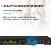 Système audio professionnel de traitement de signal numérique en métal avec suppression de réverbération et contrôle de tonalité pour sonorisation en direct